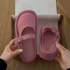 Ugly Cute Bag Head Half Slippers Women's Summer New Fashion Thick Bottom Lazy Half Drag Middle Heel Wear Sandals