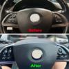 Black Interior Covers for Jaguar XF Steering Wheel Buttons Upgrade Repair Stickers for Jaguar XF Parts 2014 2015 Car Decorations SS1