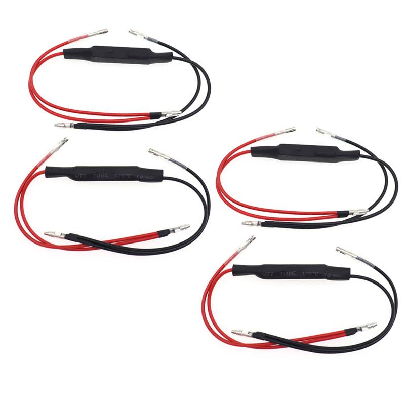 2/4x DC 12 В, универсальная мигалка для мотоцикла, светодиодный индикатор указателя поворота, резистивная вспышка, мигалка, исправление ошибок, декодер для Yamaha/Honda