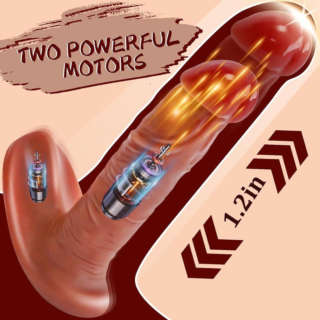 Выдвижной силиконовый фаллоимитатор с подогревом и дистанционным управлением, точка G, клитор, носимый вибратор, женские секс-игрушки, пенис, женский вагинальный мастурбатор, секс-игрушки