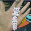 3D Printed Articulated Animal Keychain PLA Flexible Fidget Toy Pendant