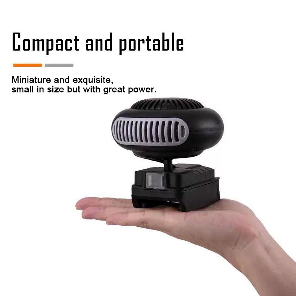 Портативный маленький обогреватель с питанием от батарей, настольный вентилятор для обогрева, регулируемый бытовой вентилятор-обогреватель для холодной погоды