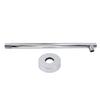 Shower Arm with Flange Mount Stainless Steel Tube Pipe 35cm Bathroom Accessories