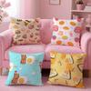 Fashion Food Art Patterns Cushion Cover Pillow Case Soft Friendly Fabric  Concealed Zipper