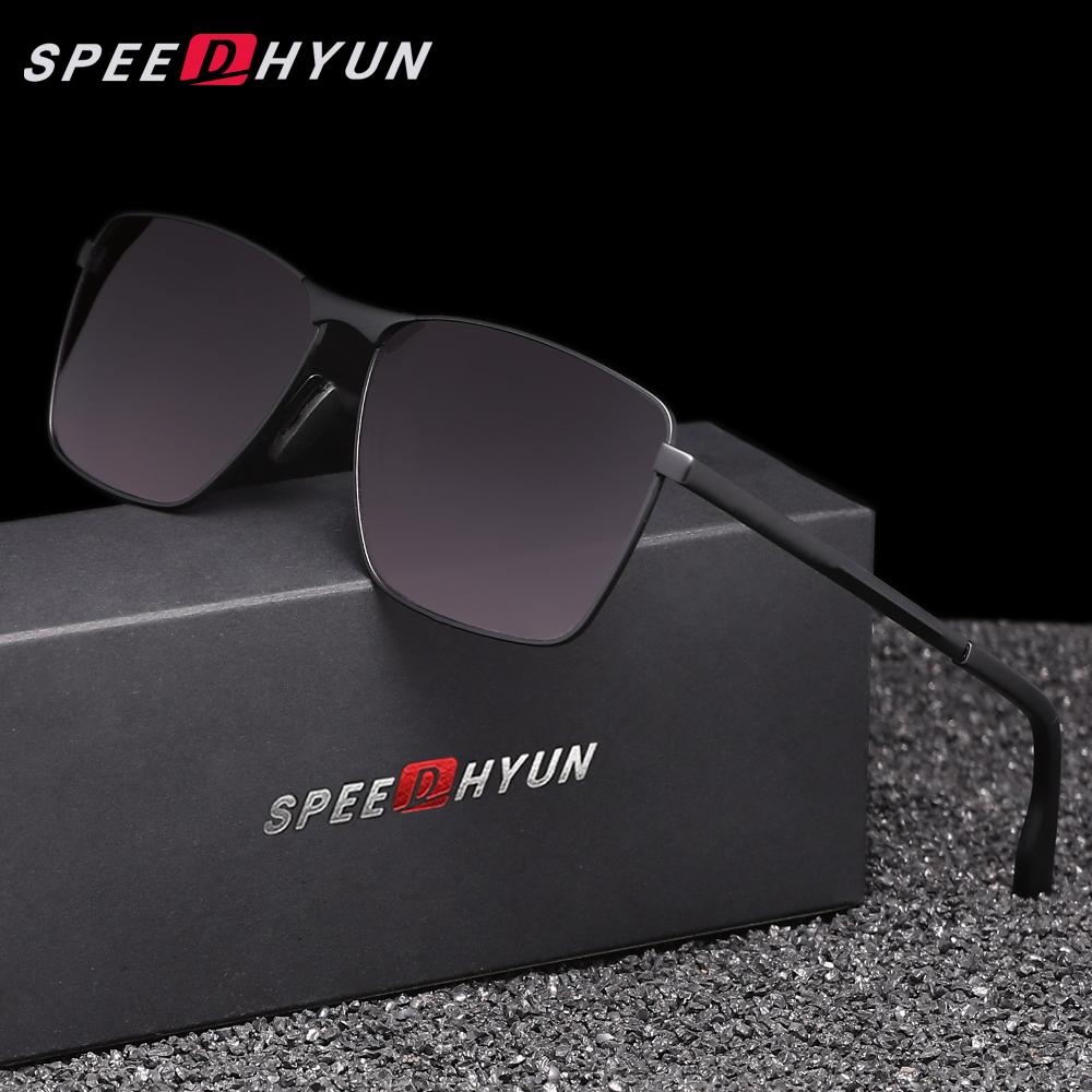 SPEEDHYUN Легкие классические солнцезащитные очки с полной защитой от ультрафиолета, поляризованные