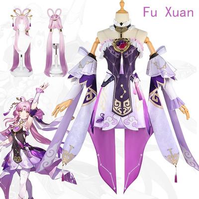 Свернуть Звездный Купол Железнодорожный Костюм COS Fu Xuan Косплей Женская Одежда Королевская Сестра Аниме Игра C Костюм Набор