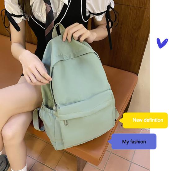 Women Schoolbag Waterproof Large Capacity Smooth Zipper Tear-resistant Strong Load Bearing Convenient