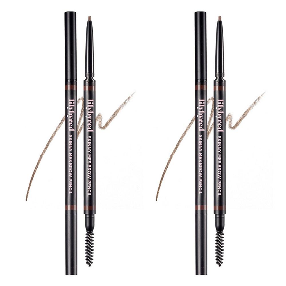 lilybyred Карандаш для бровей Skinny Scalp 0,06 г, 03 Темно-коричневый, 2 шт.