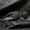 Мужские солнцезащитные очки классические модные водительские очки высокого качества оправа UV400 квадратные поляризованные тонированные уникальные