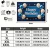 Party Backdrop Birthday Stars Balloon Blue Elegant Photo Booth Wall Decor Front Door Decor
