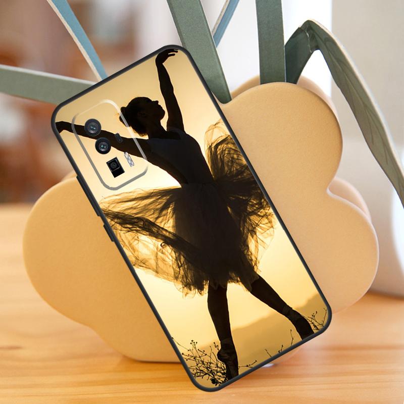 Чехол для телефона Балерина Балетный Танец Девочка для Xiaomi 13T 11T 12T Pro 13 14 Ultra 12 Lite POCO F6 F5 X6 Pro M6 X3 X5 M5s F3