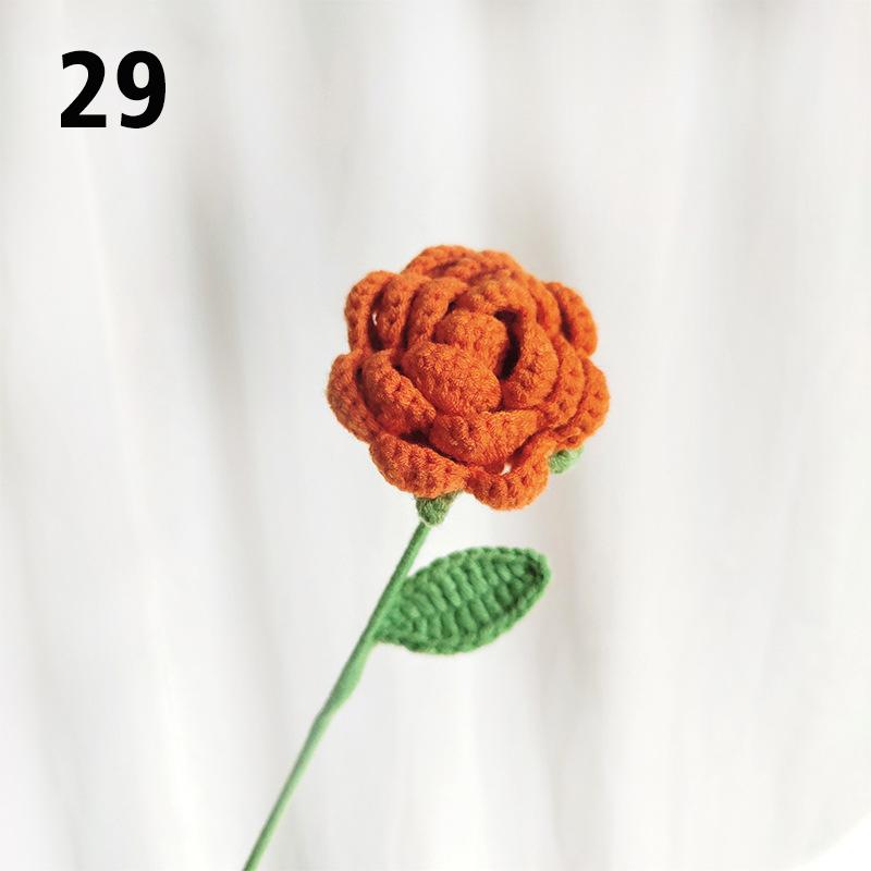 Подарок на День Учителя Подсолнух Вязаный Цветок Вязаный Цветок Ручной Работы Букет Домашний