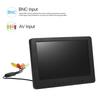 7-дюймовый HD-монитор 1024x600 16:9   Подставка для ЖК-монитора с BNC AV видеовходом для домашнего автомобильного мониторинга