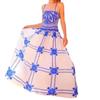 Женское летнее повседневное длинное платье-сарафан в стиле бохо с бретельками и квадратным вырезом без рукавов, струящееся макси-платье, пляжное платье А-силуэта для женщин