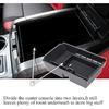 VESUL Center Console Armrest Storage Box Compatible with Ford F-150 F150 2011 2012 2013 2014 ABS Tray ert Organizer Glove Pallet