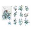 20pcs Retro Plant Flower Translucent PET Stickers DIY Diary Scrapbook Creative Planner Handbook Aesthetic Craft Supplies