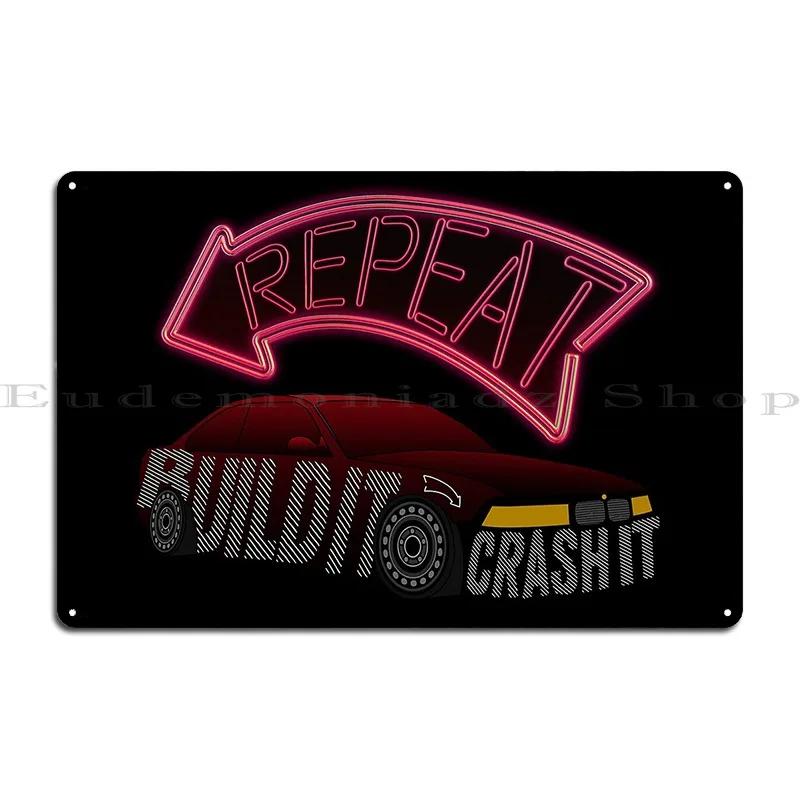 Bimmer Drift Metal Signs Cinema Kitchen Wall Decor Designer Classic Tin Sign Poster