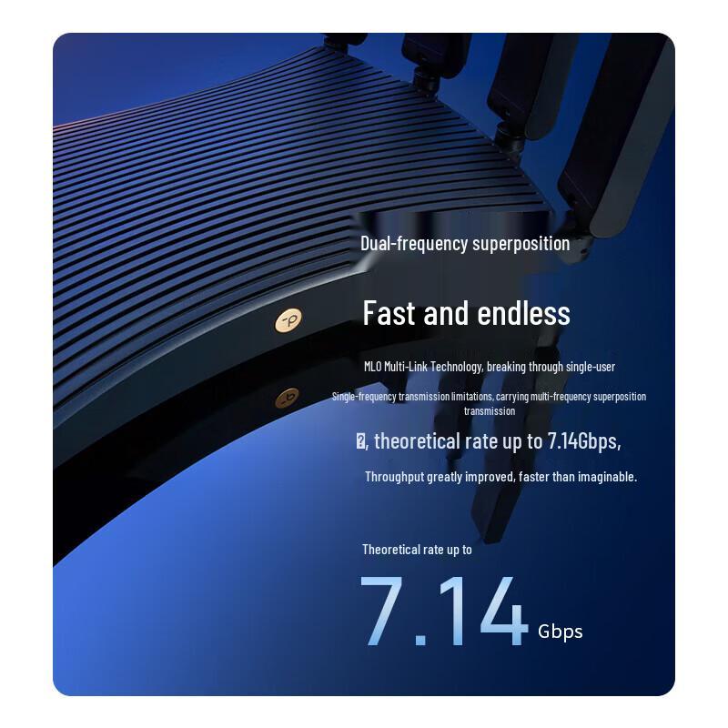 TP-LINK WiFi 7 Gigabit Dual-Band Wireless Router CN plug (adapter included)