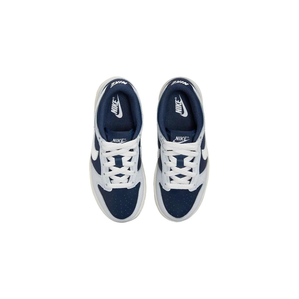 Nike Dunk Low PS Football Grey Midnight Navy Kids Sneakers Blue Summit-White FB9108-002
