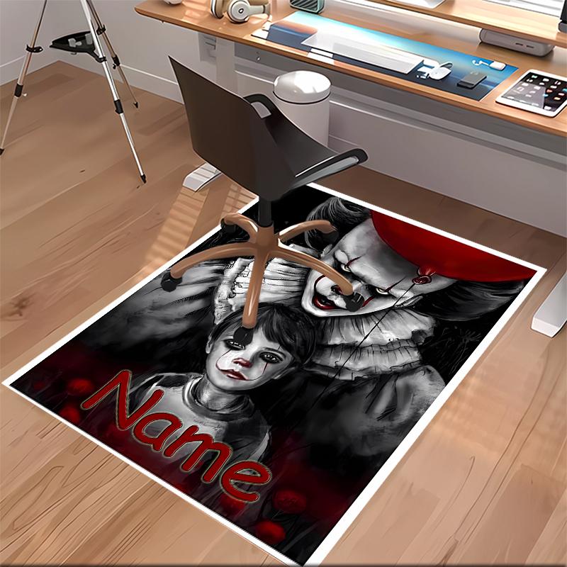Custom personalization Pennywise the Dancing Clown Print Area Rug - Soft, Washable Non-Slip Indoor Mat,Living Room,Home&Office Decorative Rug