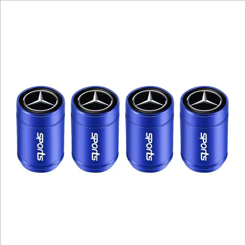 4Pcs Aluminum Alloy Car Wheel Tire Valve Caps Stem Cover For Mercedes-Benz W203 W204 W205 W212 W213 W166 W176 W167 W168W177 W223 c1