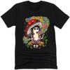 Fantasy Mushrooms Hippie Men T-shirt Solid Simple Print Graphic Short Sleeve T-shirts Alien Dwarf Print Summer Funny Tee Top