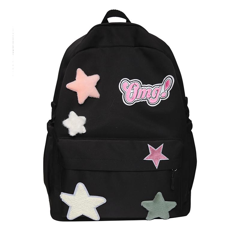 Школьный рюкзак Stars Junior High School Senior High School Backpack Women backpack MIT