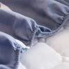 Thicken Quilted Bedspread Elastic Sheets Cotton Soft Bedding Sheet Mattress Cover Non-slip Sheet Dust Cover Fitted Sheet Mattress Topper