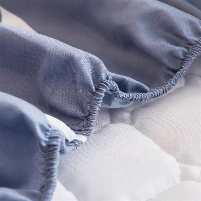 Thicken Quilted Bedspread Elastic Sheets Cotton Soft Bedding Sheet Mattress Cover Non-slip Sheet Dust Cover Fitted Sheet Mattress Topper