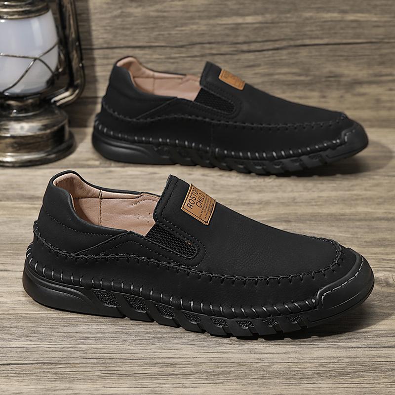 38-46 Уличная кожаная обувь Мужские кроссовки для хайкинга Обувь для вождения автомобиля Кожаная обувь большого размера Ботильоны