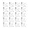 20Pcs Refrigerator Door Shelf Dividers Smooth Edge Burr Free Clip Design Fridge Multipurpose Organizer Adjustable Separators