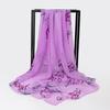 Summer Chiffon Printed Versatile Sunscreen Shawl Lightweight Baotou Square Towel