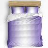 Фиолетовый Цветок Лавандовый Романтика Пододеяльник с Наволочкой Индивидуальный 3шт Комплект Постельного Белья Покрывало Двуспальная Кровать Домашний Текстиль