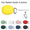 Для Xiaomi Redmibuds 4 active защитный чехол для наушников милый силиконовый чехол однотонный силиконовый чехол для Redmibuds 4 active