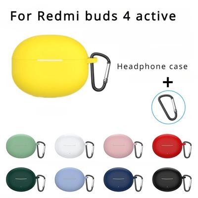 Для Xiaomi Redmibuds 4 active защитный чехол для наушников милый силиконовый чехол однотонный силиконовый чехол для Redmibuds 4 active