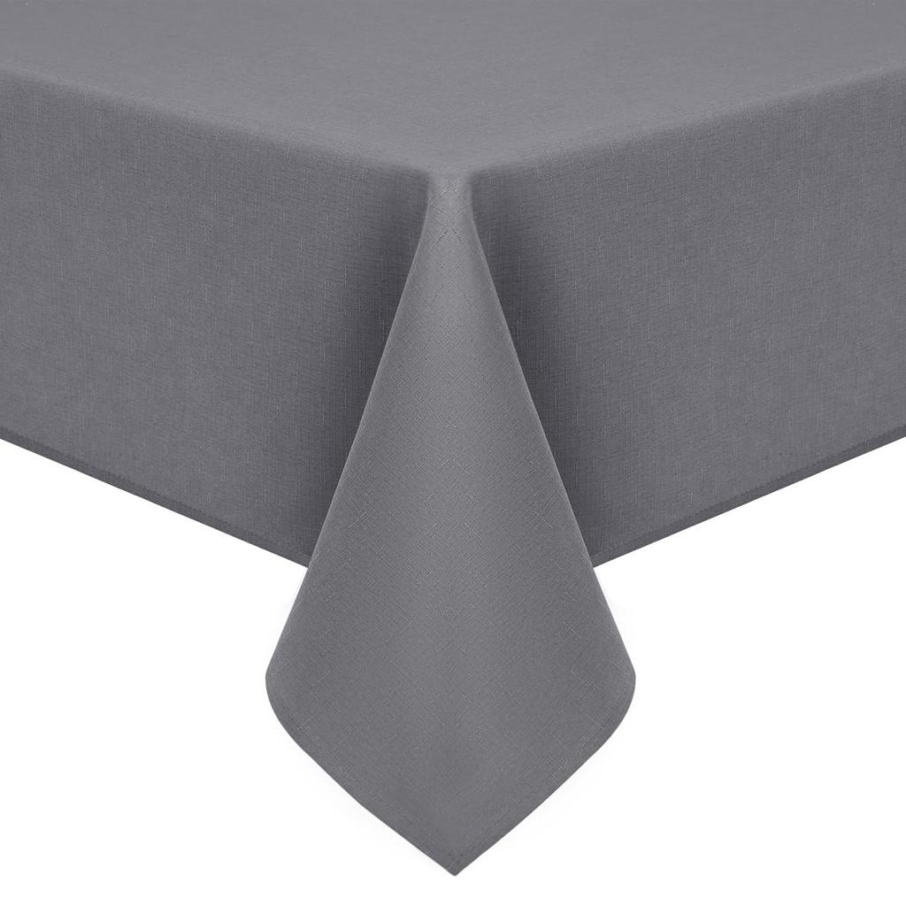 Olanly Водонепроницаемая Протираемая Тканевая Скатерть Моющаяся Накладка на Стол Для Кухни Столовой Прямоугольная Скатерть Искусственный Лен Скатерть