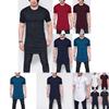 Ultra-comfortable Curve Hem Men T-shirt With Side Zipper In Premium Cotton Blends