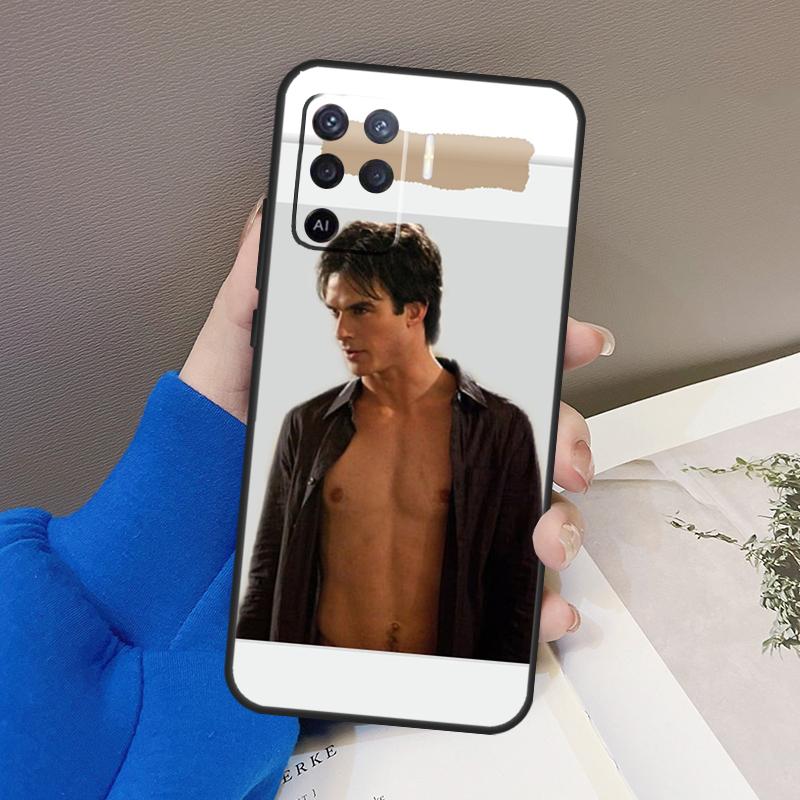 Чехол Vampire Diaries Damon Salvatore для Oppo A76 A16 A96 A17 A18 A60 A80 A40 A38 A58 A78 A98 A94 A74 A54 A15 A57 A77 A5 Pro