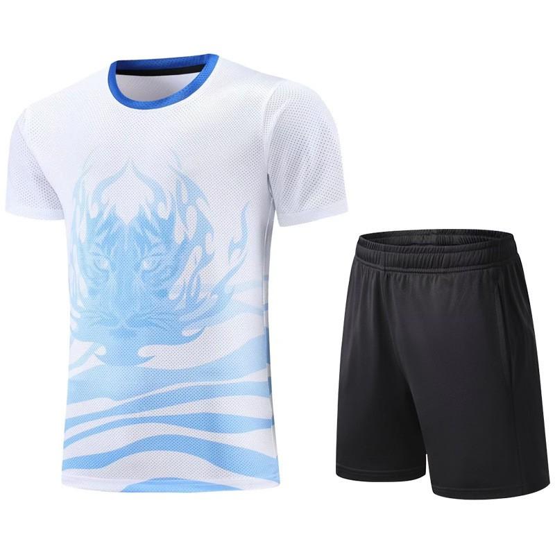Quick-Dry Breathable Badminton Set Men Women Kids Training Competition Sportswear Lightweight Athletic Jersey