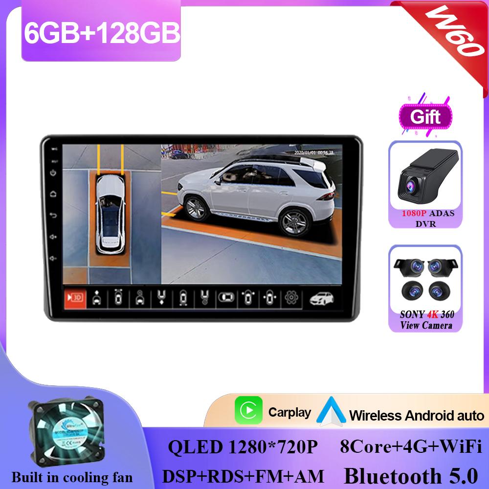 Android 14 Для Scion xB 2003 - 2007 Для Great Wall Hover M2 Coolbear 2009 - 2014 Автомагнитола Мультимедийный плеер GPS БЕЗ 2din DVD BT