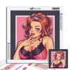 5D алмазная живопись полный алмаз мультяшная девушка изображение алмазная живопись ручная работа Diy Алмазная мозаика картина украшение дома