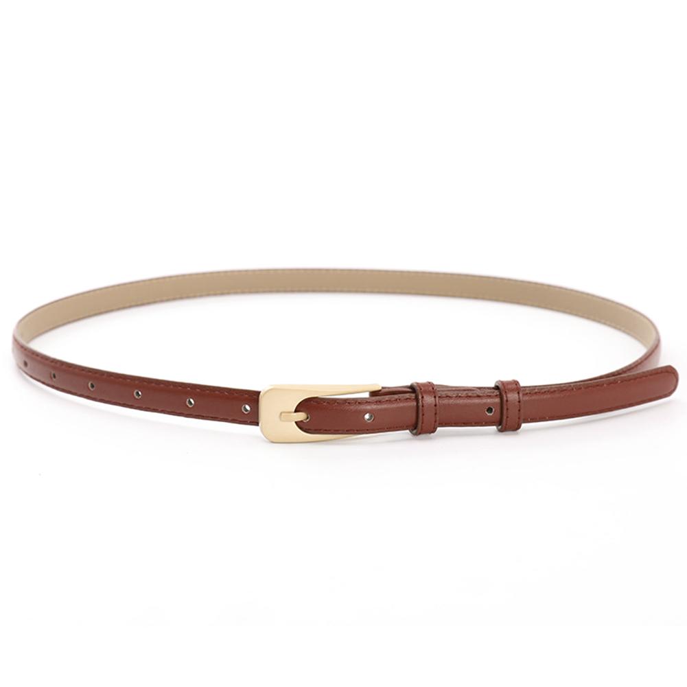 Модный женский тонкий пояс в стиле ретро, простой, подходящий ко всему, ремень, пряжка, платье, джинсы, аксессуары, декабрь H3V1