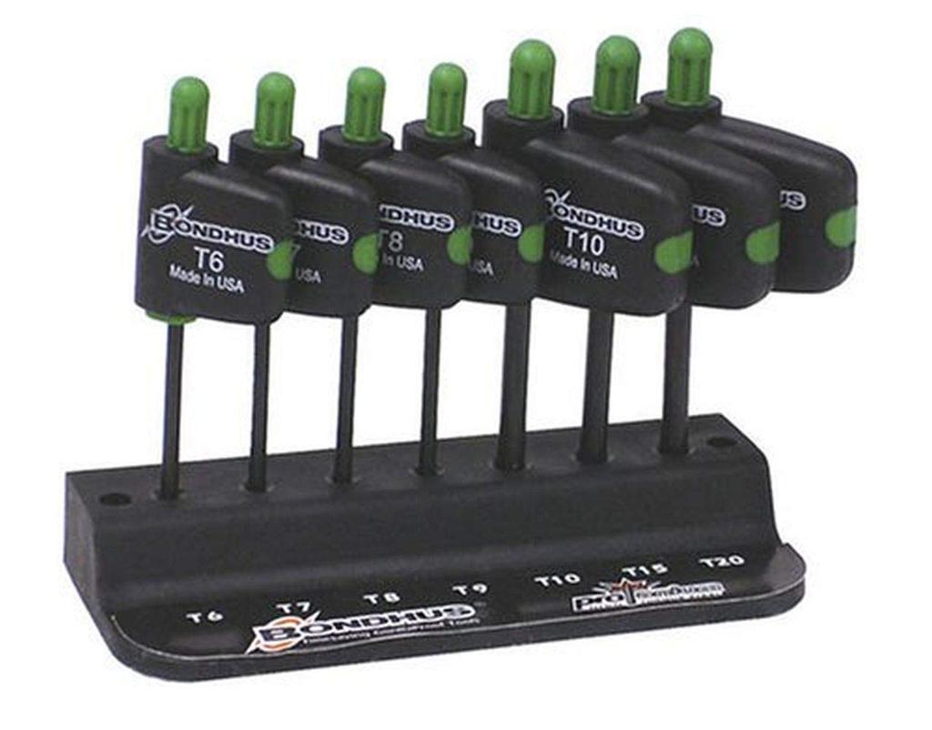 Flag Handle Black Oxide Set TFX7 34445 [BONDHUS] Torx® Set, Finish, 7-piece (T6, T7, T8, T9, T10, T15, T20) No.