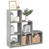 VidaXL 3-Tier Room Divider Shelf Concrete Grey 99x29x99 Cm, Shelf, Bookcase, Storage Shelf, 857961