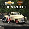 Майсто 1:24 1948 Ford F1 Пикап + Мотоцикл Металлическая Модель Автомобиля Литье под Давлением Металлическая Игрушка Внедорожники Модель Автомобиля Симуляция Подарок для Детей