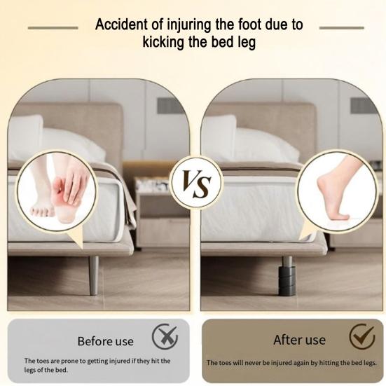 4 шт. Спиральные протекторы для ножек мебели, Нескользящие, для защиты пола, Защита от столкновений, Многоразовые, Универсальные, Снижающие шум, Защитные для ножек кровати, дивана, стула, стола