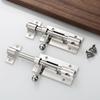 Stainless Steel F-type Door Lock Brushed Silver Door Lock Fashion Door Bolt  Cabinet