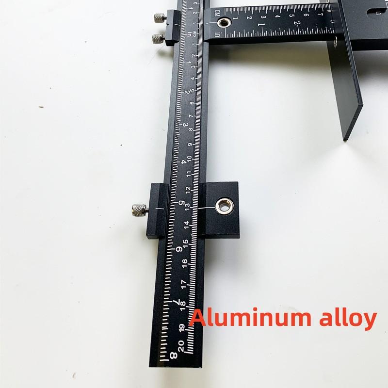 Дверная ручка Фурнитура Jig Установка алюминиевой ручки двери шкафа Локатор для быстрой и точной установки Ручка для дверного ящика