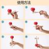 Стандартный набор Kendama из 3 частей: Деревянный шар Кендама, Традиционная японская игра, Образовательная игрушка, Практика, Упражнение, Баланс, Тренировка реакции,