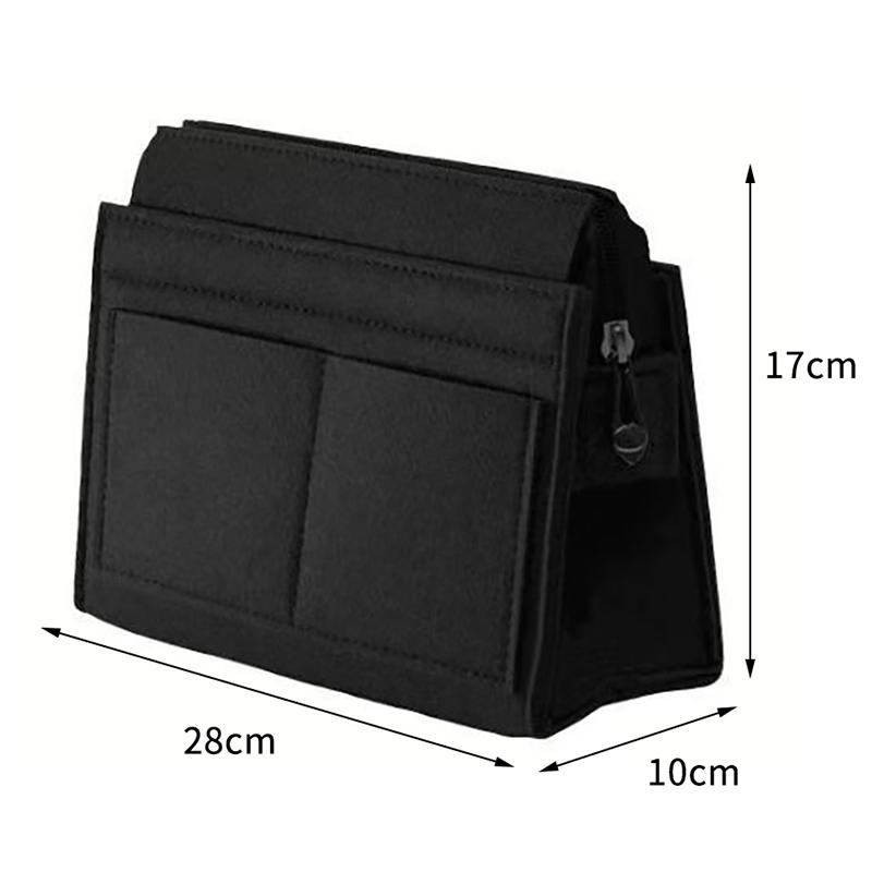 Purse Organizer Insert, Multi-Pocket Felt Bag Organizer For Handbag Tote Bag Purse Organizer